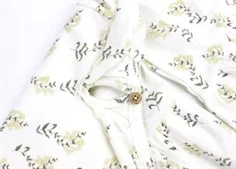 Lil Atelier coconut milk yellow blomstret kjole